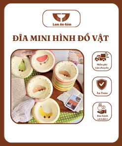 Bát Sứ Đựng Nước Chấm, Gia Vị Hoạ Tiết Bánh Ngọt Xinh Xắn| Lam An Gốm