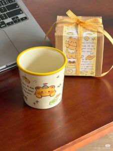 hộp quà cốc sứ thắt nơ